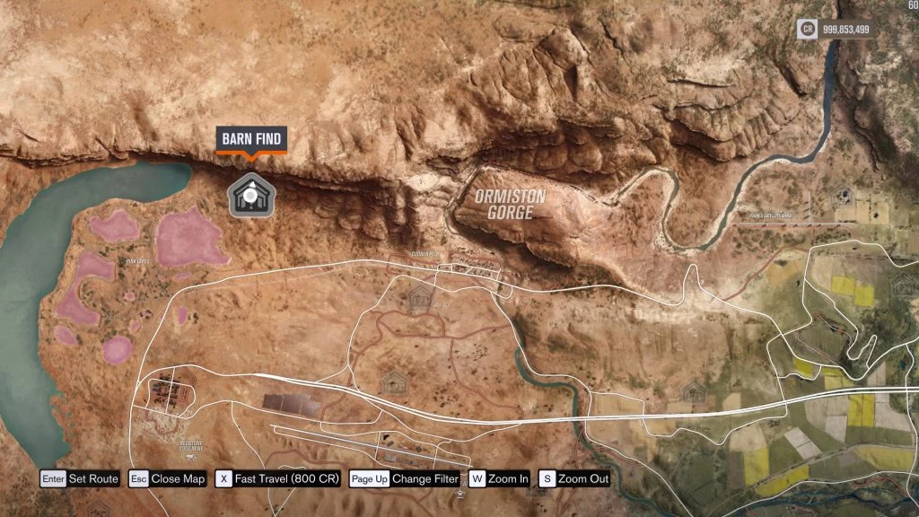 Forza Horizon 3 Signs, Barns, Radars Map