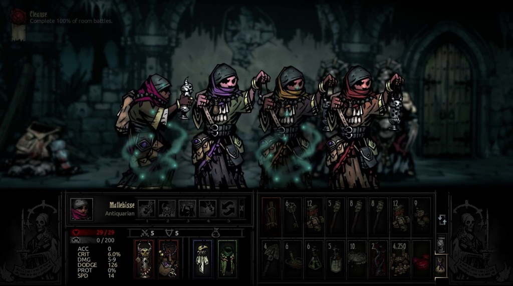 antiquarian darkest dungeon strategy