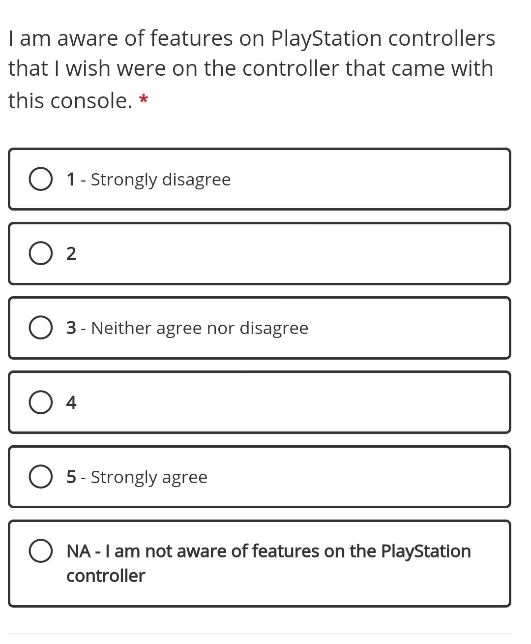 Survey Question