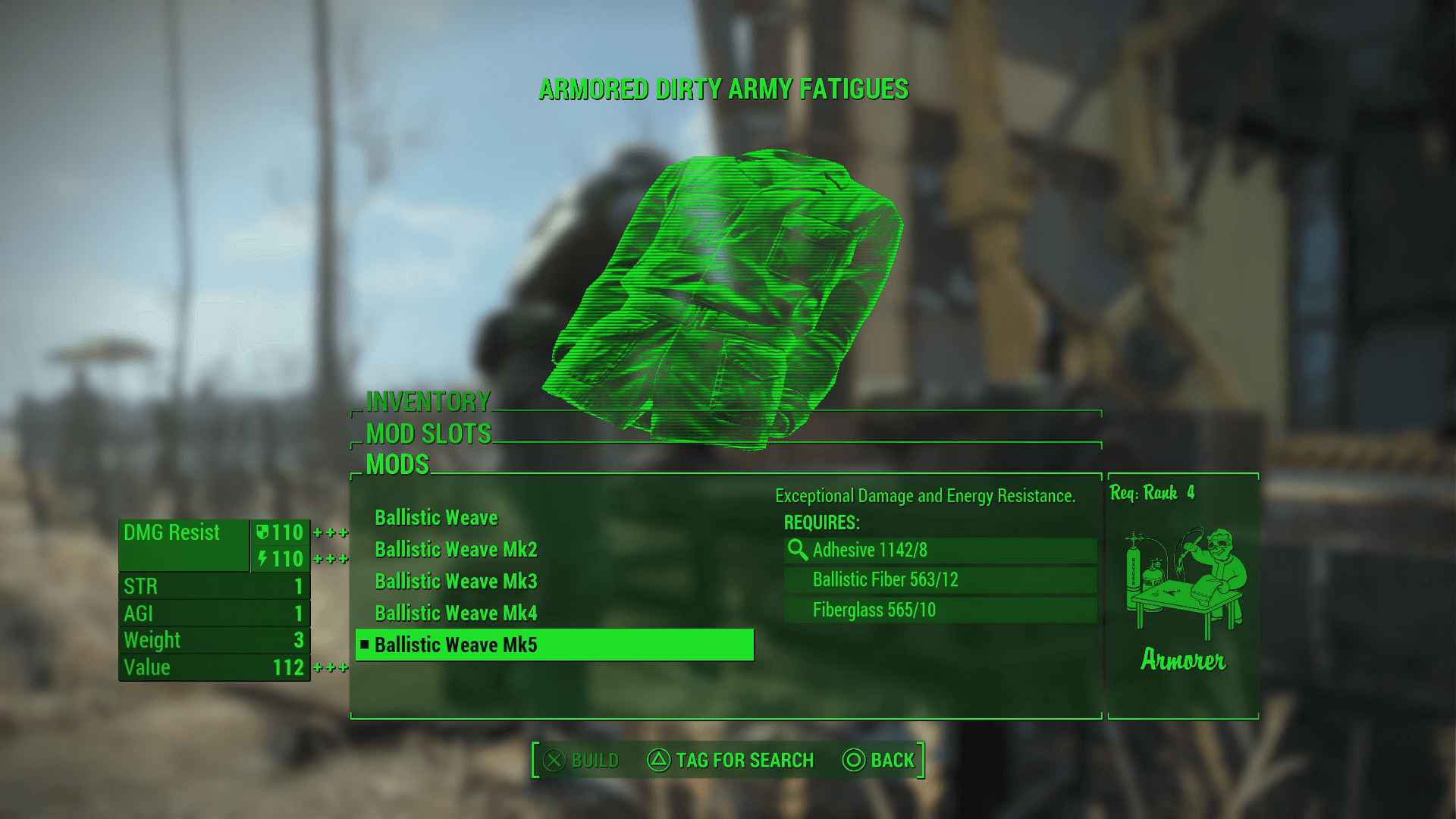 Fallout 4 Ballistic Weave
