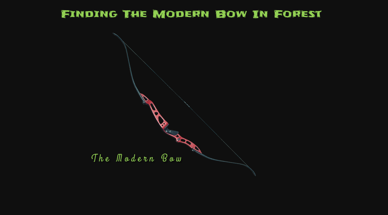 The Forest How To Find The Modern Bow Exputer Com