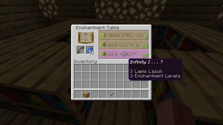 Can You Get Infinity From An Enchantment Table