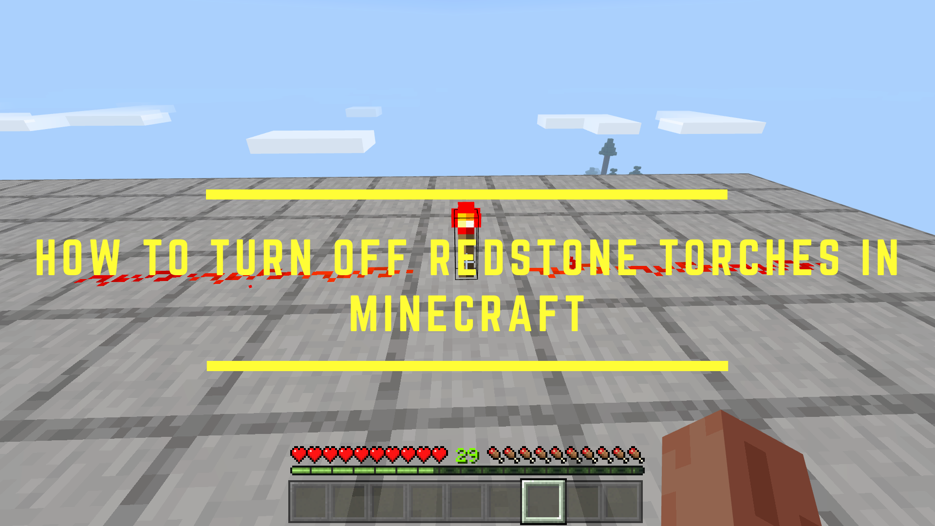How To Turn Off Redstone Torches In Minecraft