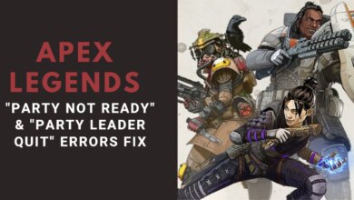 Apex Legends Party Not Quit Error