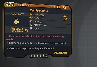 Firestorm Grenade