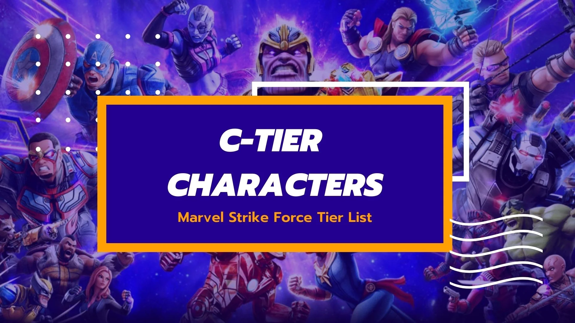 Seatin on X: My Top 20 Characters in Marvel Strike Force Love
