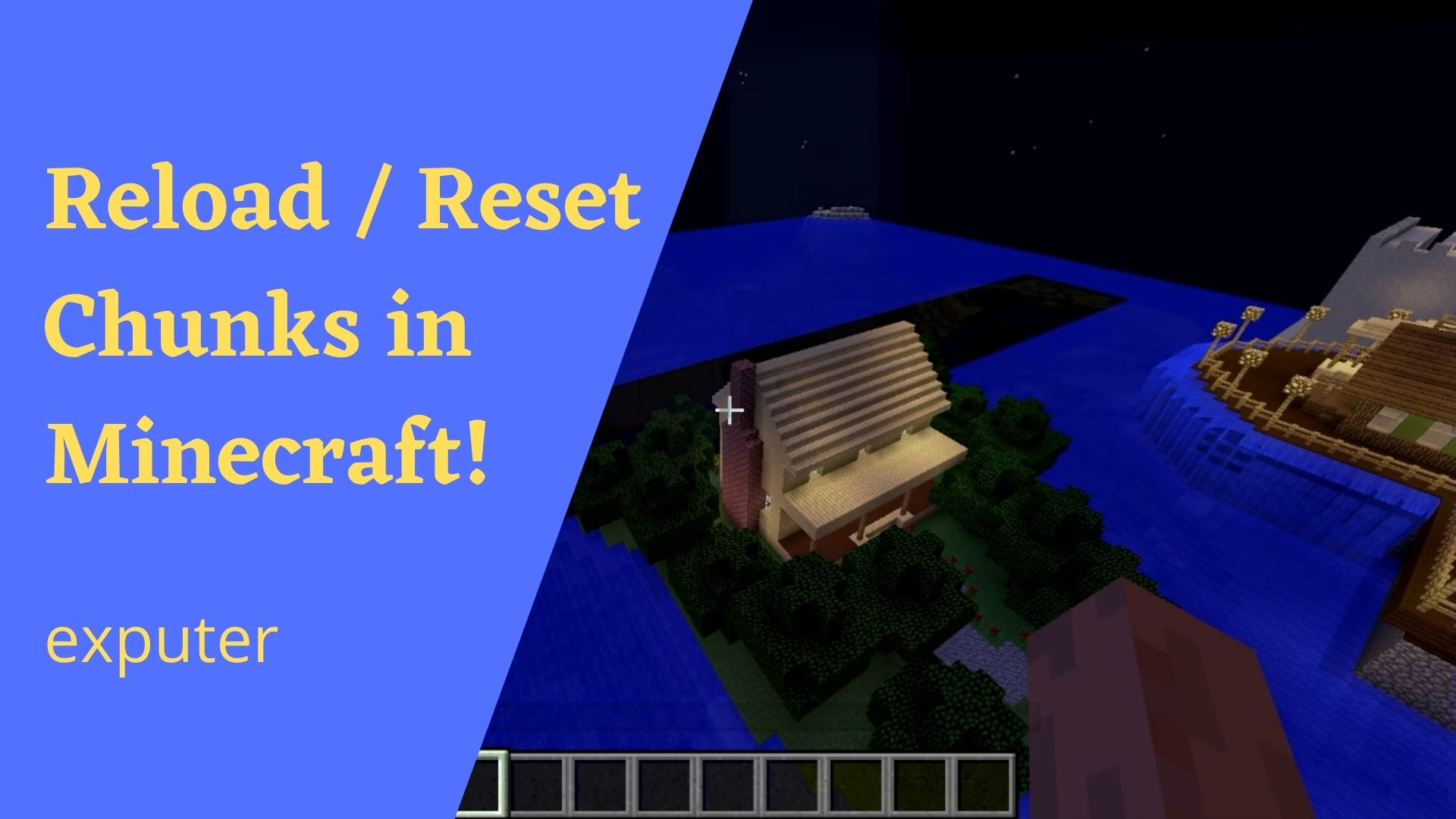 reload reset chunks in minecraft