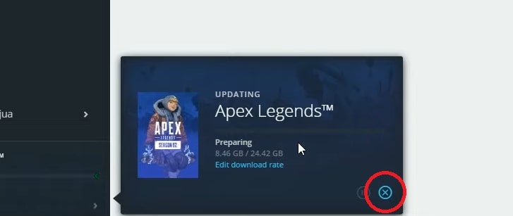 Apex Legends Update Issue Stuck on Preparing