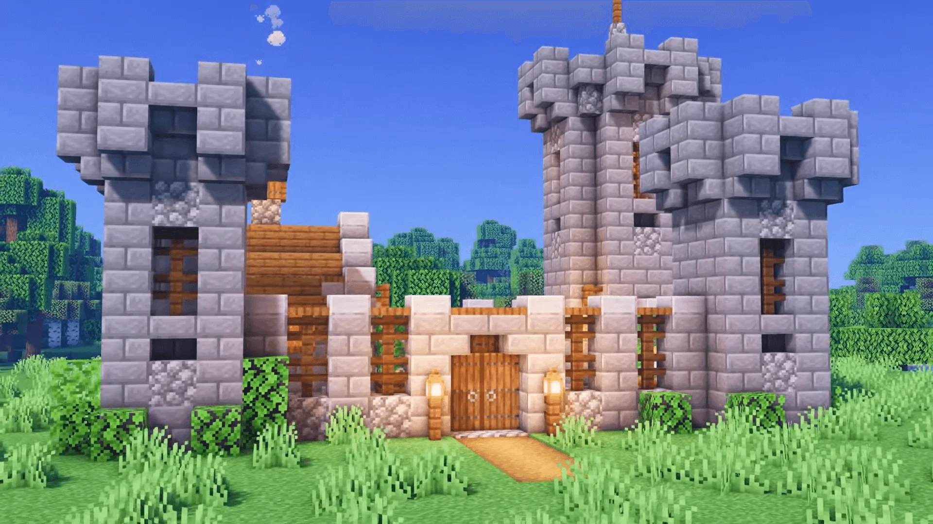20 Minecraft Castle Build Ideas - Mom's Got the Stuff  Minecraft castle, Minecraft  castle designs, Minecraft cottage