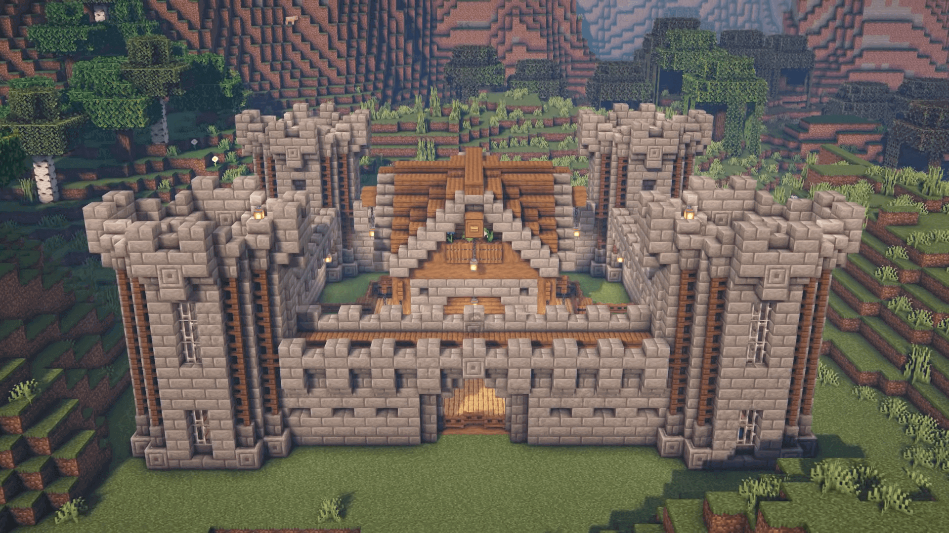 minecraft castle ideas big