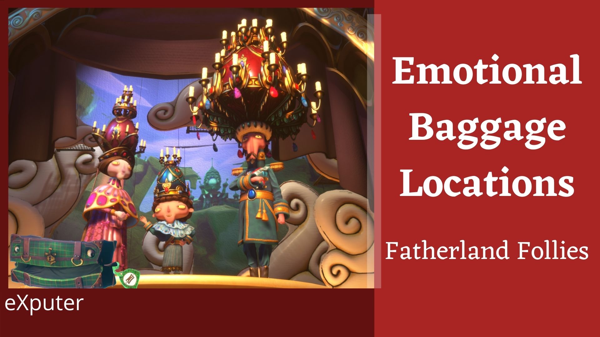 Psychonauts 2 Emotional Baggage Collectible Locations Fatherland Follies