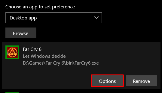 Windows 10 Optimizations For Far Cry 6 - Prioritizing GPU.