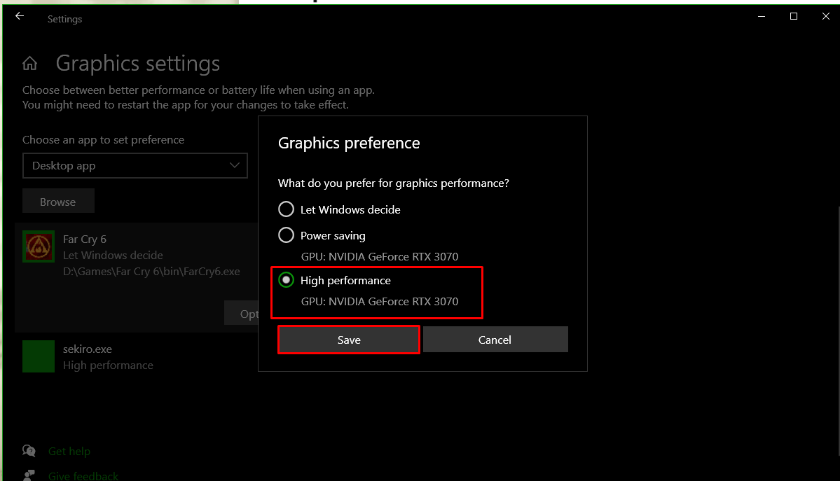 Windows 10 Optimizations - Prioritizing GPU.