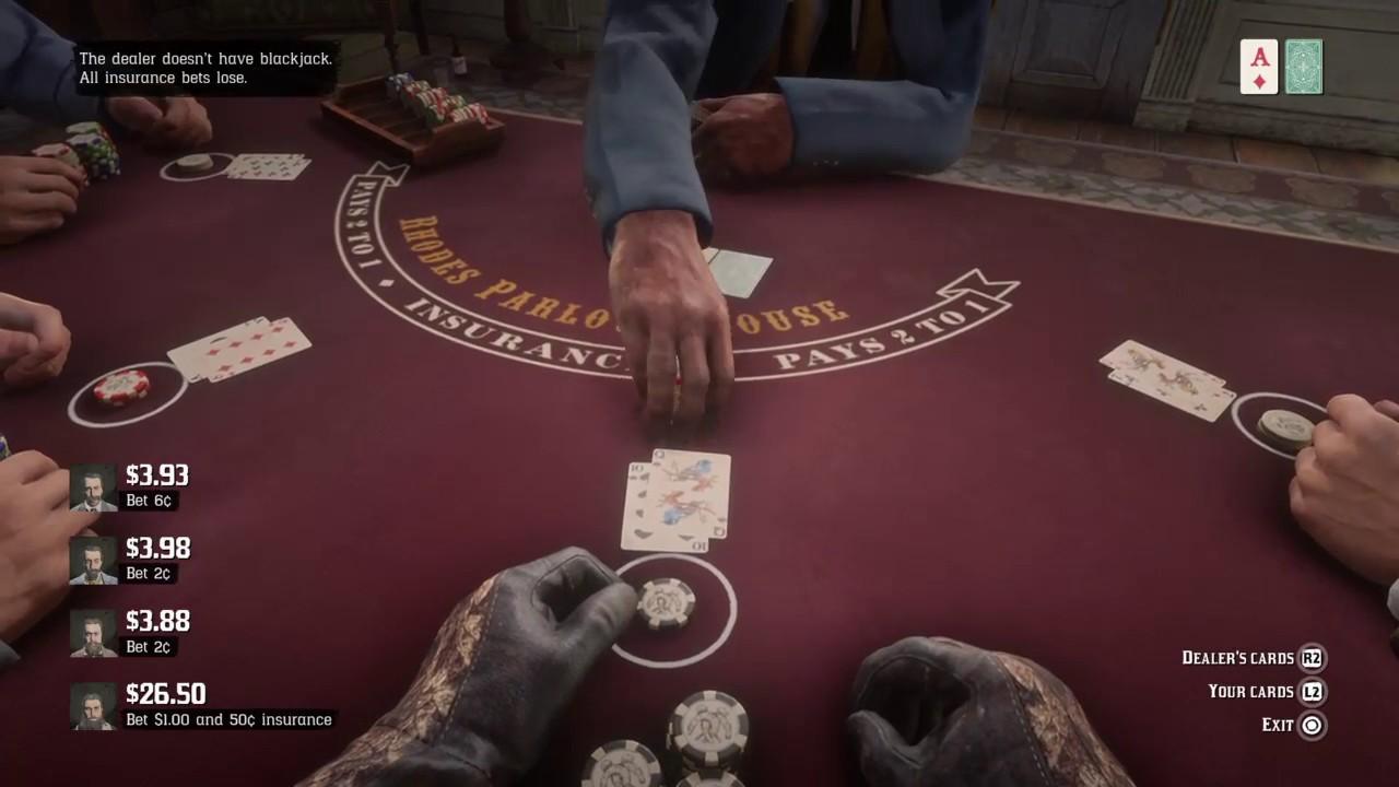 Red Dead Redemption 2 Blackjack Locations