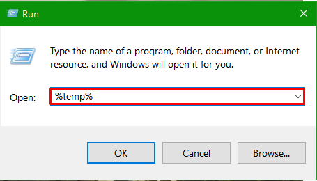 Windows 10 Optimizations - Clear Temp Folder.
