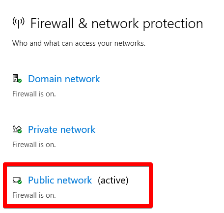 Accessing Network Type