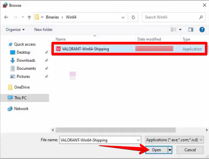 Adding Another Valorant File to Windows Firewall