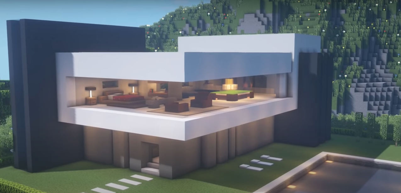 ไอเดียบ้าน Minecraft ที่ทันสมัย