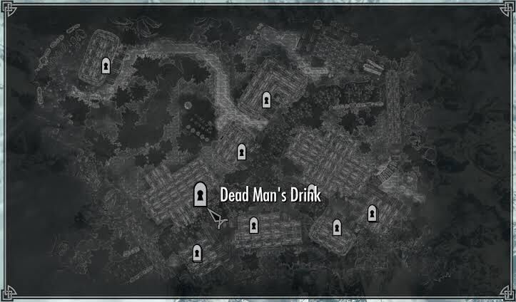 Location of Dead Man Drink Bar