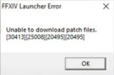 ffxiv launcher error 30413