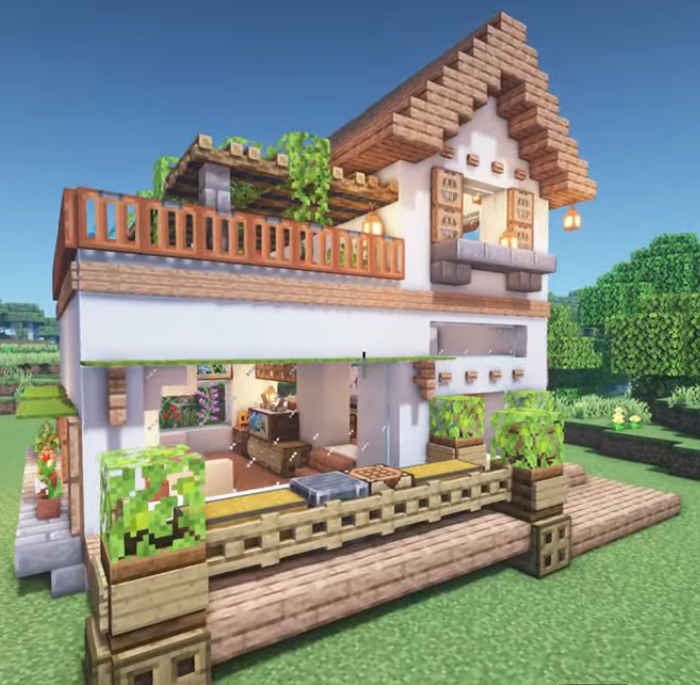 ไอเดียบ้าน Minecraft น่ารัก