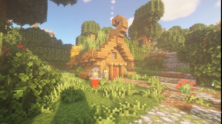 Fantezi Minecraft Cottage