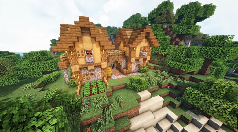 Средновековна къщичка Minecraft