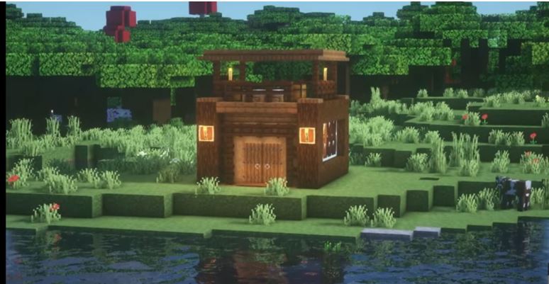 Minecraft bằng gỗ hiện đại