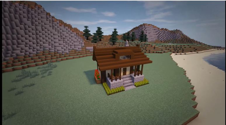small survival minecraft cottage