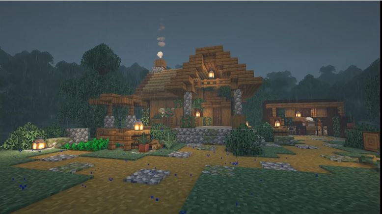 Spruce Minecraft Cottage 