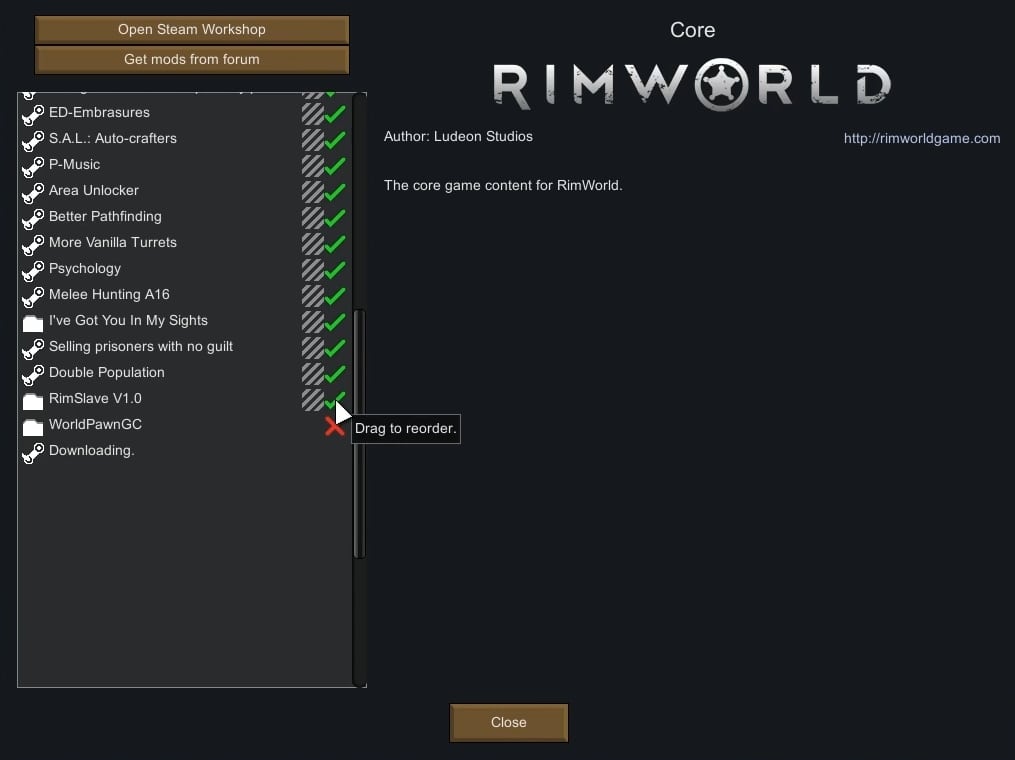 Enable the mod in RimWorld