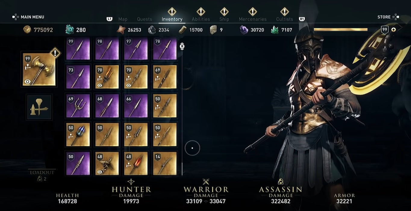 14 Best Weapons In Assassin's Creed Odyssey - eXputer.com