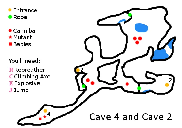 The Forest Cave Locations