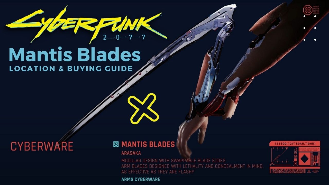 Mantis Blades Location Cyberpunk 2077