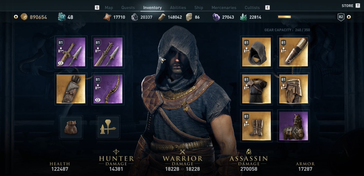 AC Odyssey second best Intoxicant Armor Set 