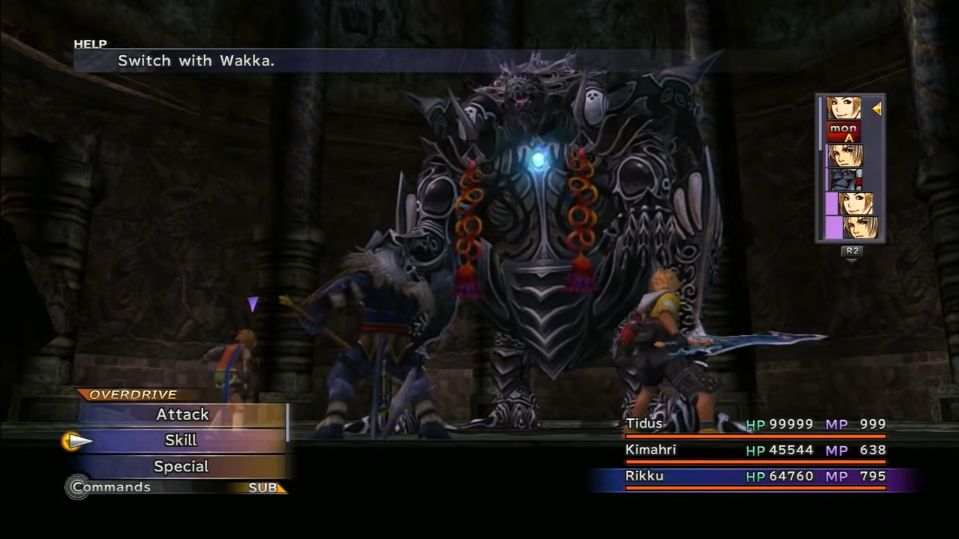 Omega Weapon in FFX Omega Ruins