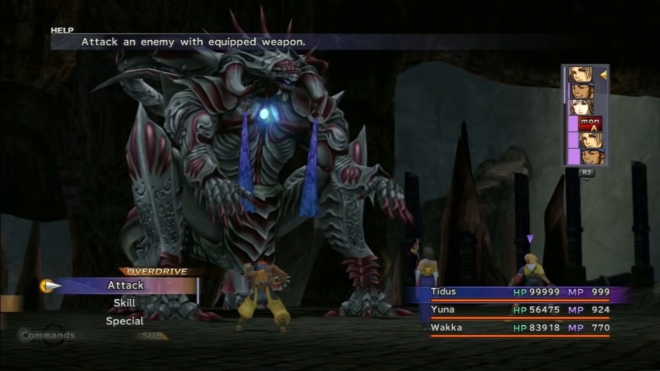 Ultima Weapon in FFX Omega Ruins