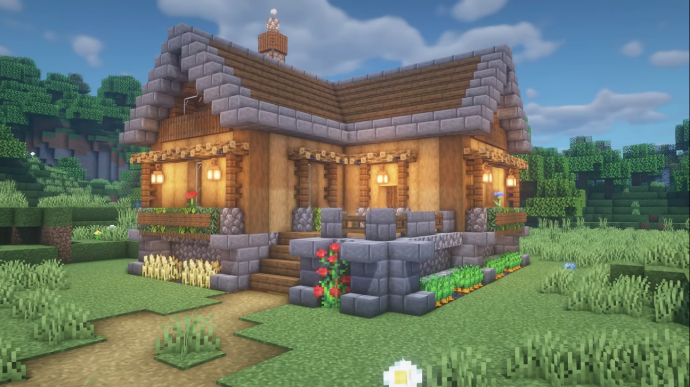บ้าน Minecraft ธรรมดา