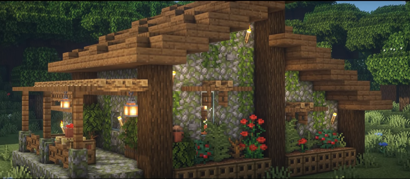 บ้าน Mossy Minecraft