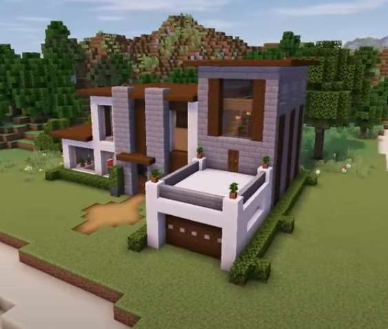 การออกแบบบ้าน Minecraft เย็น