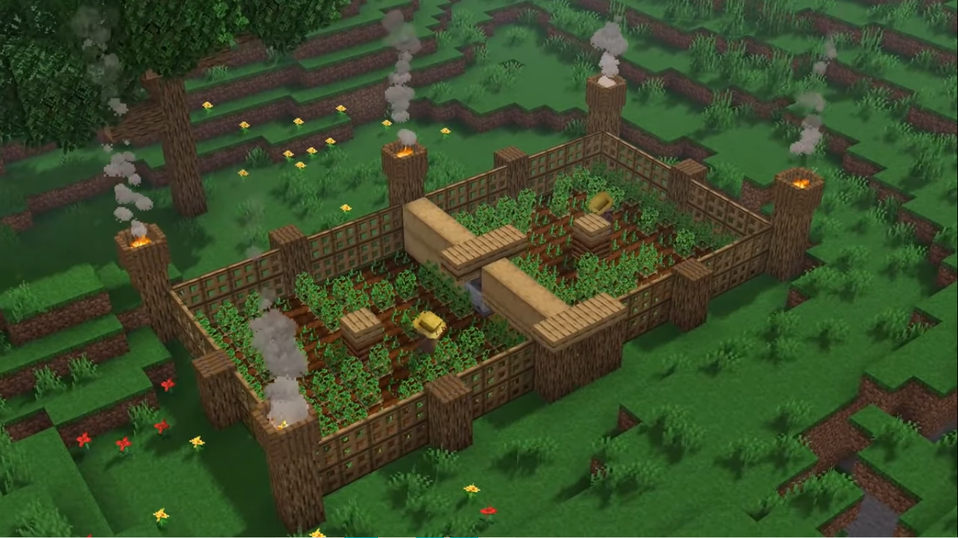 Ідеї ​​сільськогосподарських ферм Minecraft