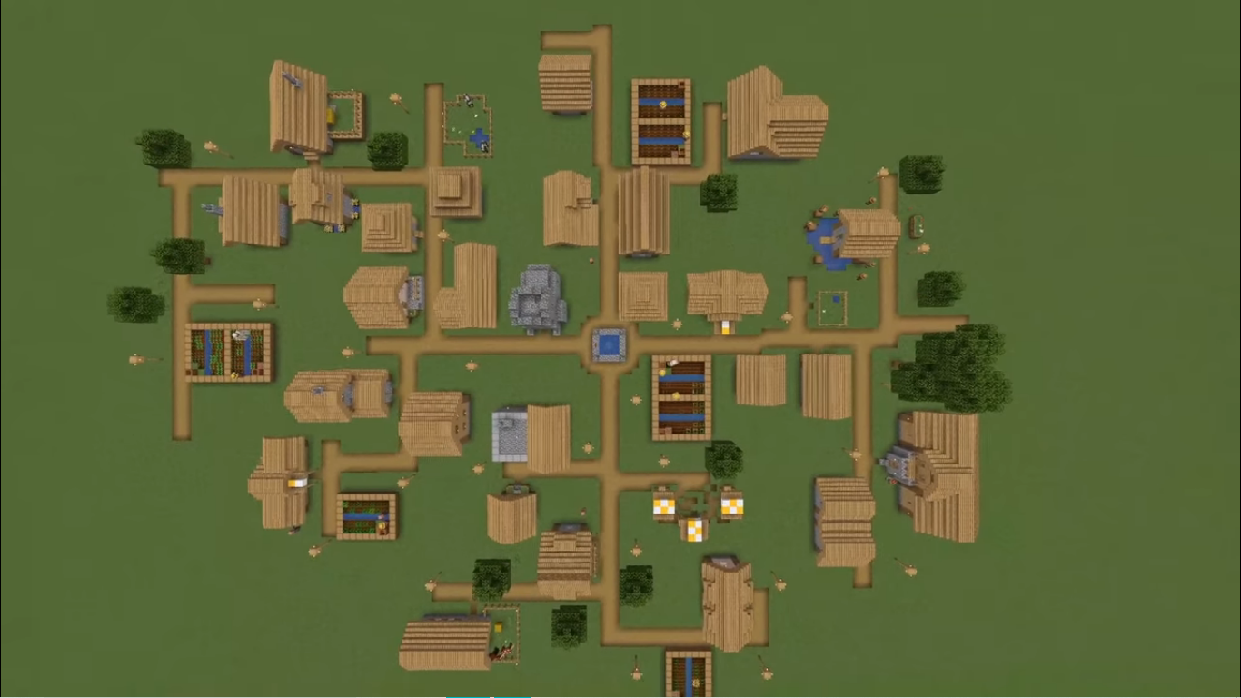 רעיונות לבית הכפר Minecraft