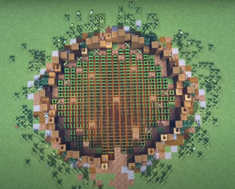 Minecraft Crop Farmのアイデア