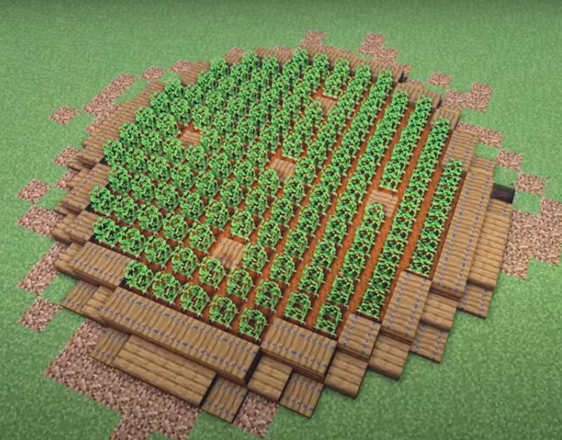 ý tưởng xây dựng trang trại minecraft