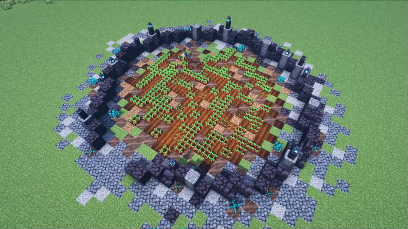 cool minecraft farm ideas