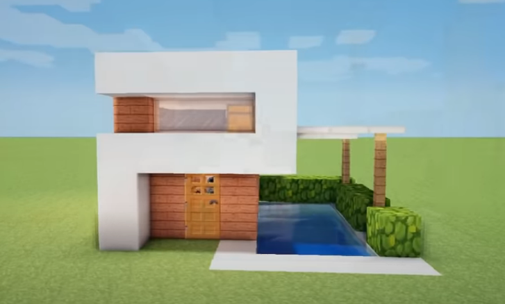круті легкі ідеї Minecraft House