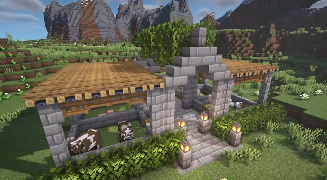 Ідеї ​​Minecraft Farm Minecraft