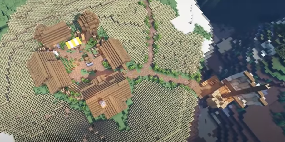 Готини идеи за село Minecraft