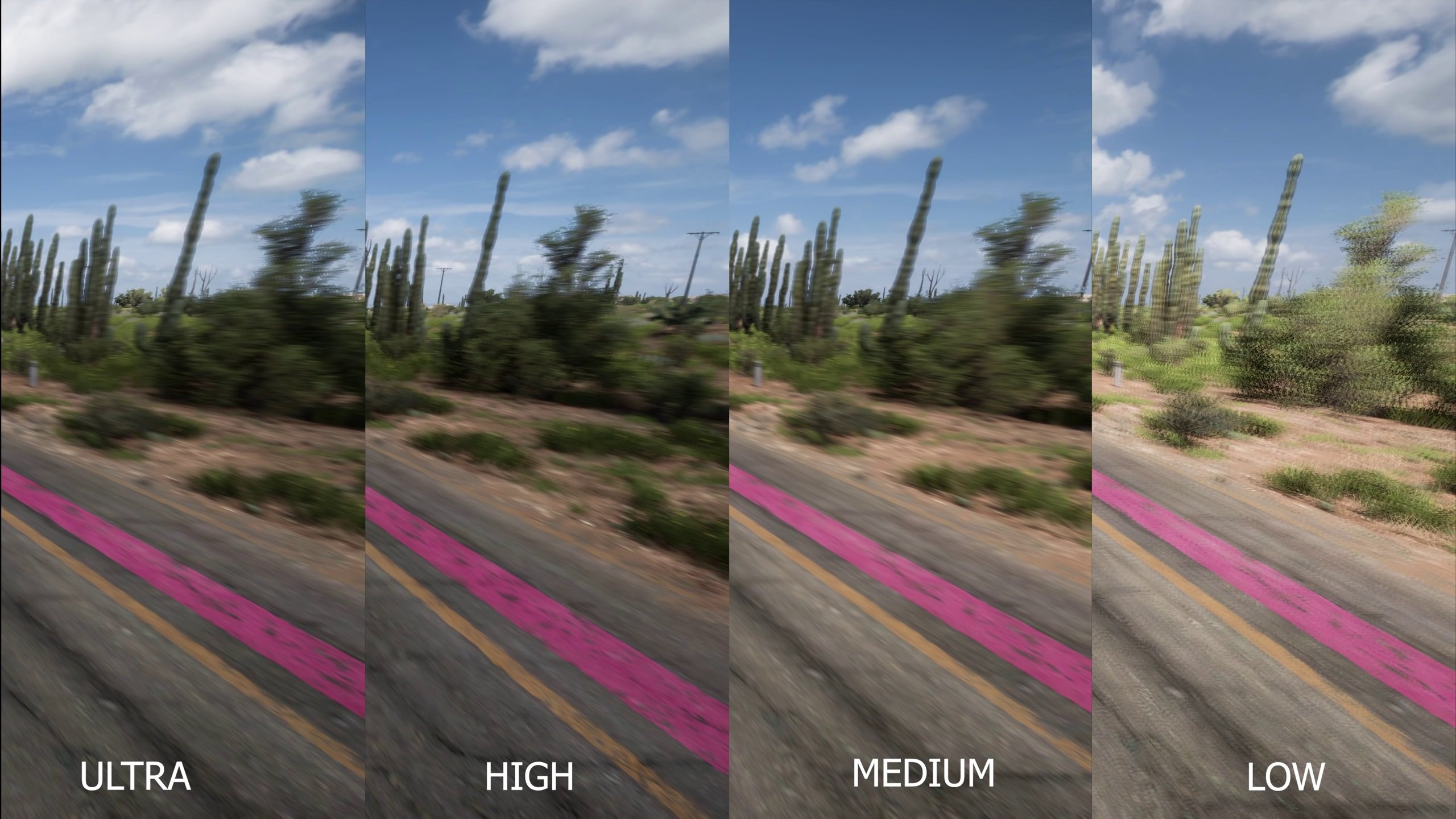 Forza Horizon 5 Graphics Settings: Motion Blur Quality