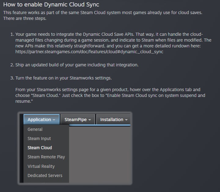 Steam Deck Implements Dynamic Cloud Sync 